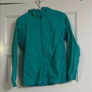 Youth Columbia Teal Windbreaker Jacket